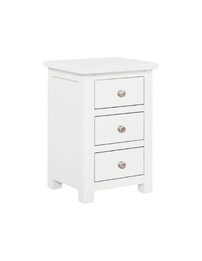 Whitney White 3 Drawer Bed locker