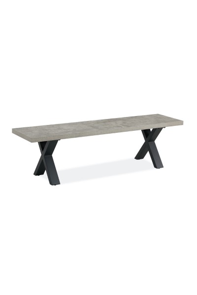 Fredrik Grey Bench
