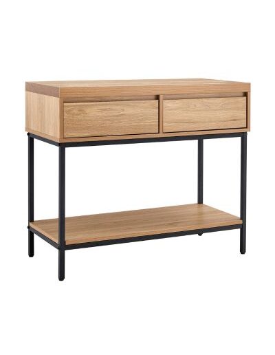 Fredrik Oak Console Table