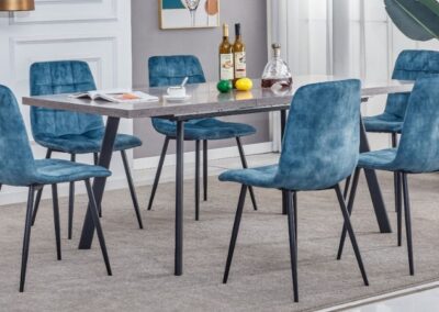 Fredrik Grey Extension Table