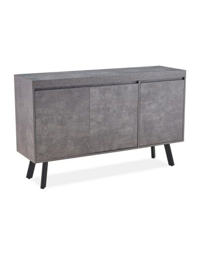 Fredrik Grey 3 Door Sideboard