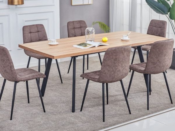 Fredrik Oak Extension Table