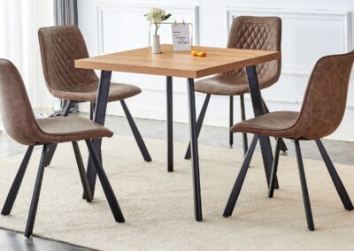 Fredrik Oak Square Table