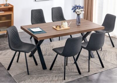 Fredrik Walnut x Leg Table