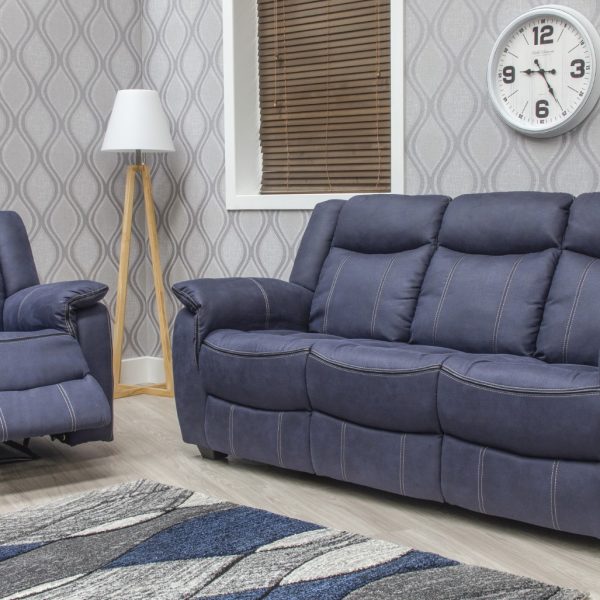 Brooklyn Fabric Recliner Sofa