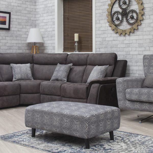 Poppy Swivel Chair, Footstool & 4 Cushions