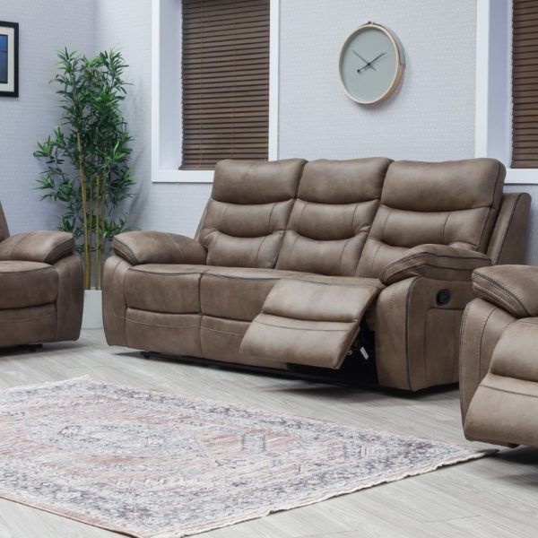 Bruno Fabric Recliner Sofa