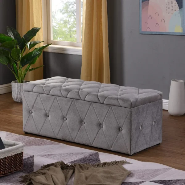 Kilkenny Grey Blanket Box