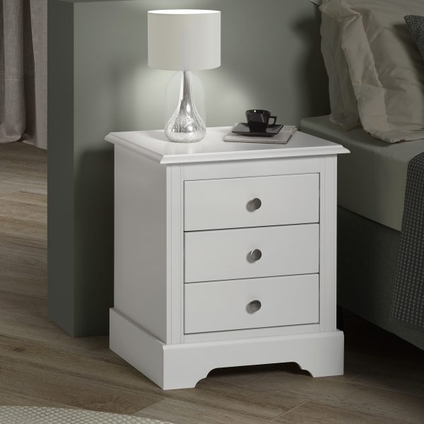 Stratford 3 Drawer Bedside