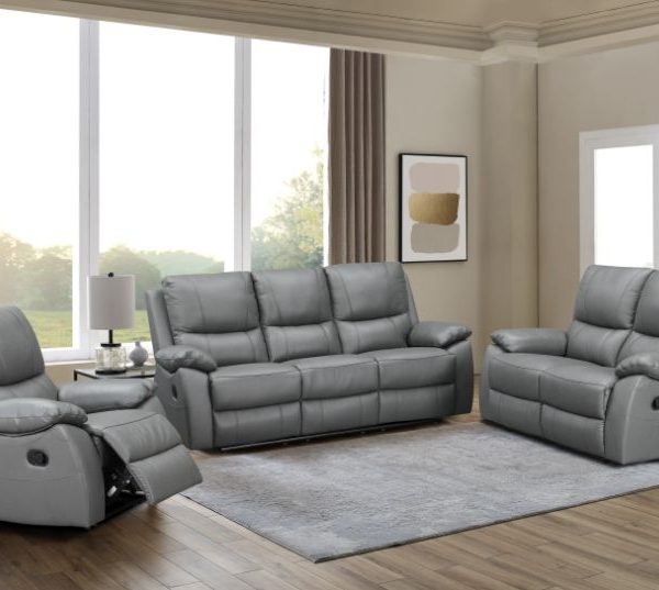 Grayson Manual Recliner Leather Sofa Range